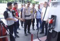 Kapolres Situbondo AKBP Dwi Sumrahadi Rakhmanto Sidak SPBU