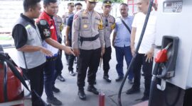 Kapolres Situbondo AKBP Dwi Sumrahadi Rakhmanto Sidak SPBU