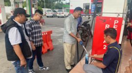 Polres Gresik Sidak SPBU Jelang Lebaran