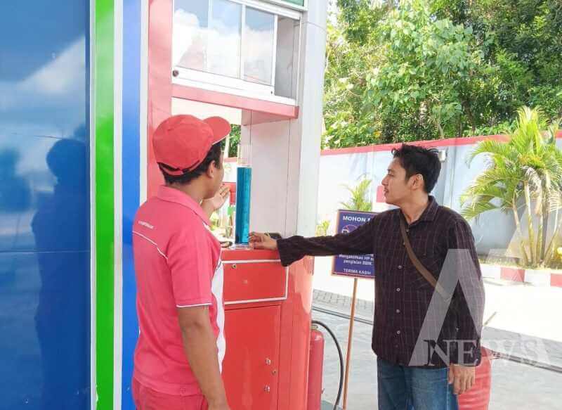 Satreskrim Polres Blitar Kota Sidak SPBU
