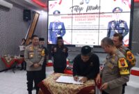 Kapolres Bojonegoro AKBP Mario Prahatinto dan BKP Gelar Deklarasi