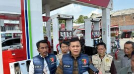 Satreskrim Polresta Sidoarjo sidak SPBU