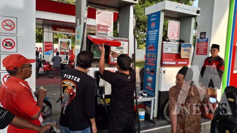 Satreskrim Polres Pamekasan Sidak SPBU