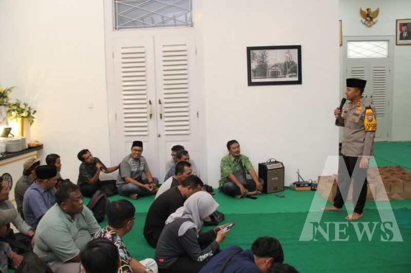 Kapolres Kediri Kota AKBP Bramastyo Priaji bersama media sukseskan Operasi Ketupat Semeru 2024