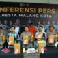 Polresta Malang Kota amankan kurir dan barang buktinya