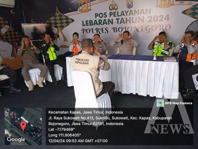 Personil pengamanan dapat pendampingan Psikologi