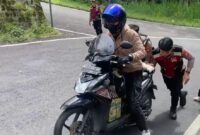 Pasukan DROGBAN Satsabhara Polres Magetan bantu pemudik