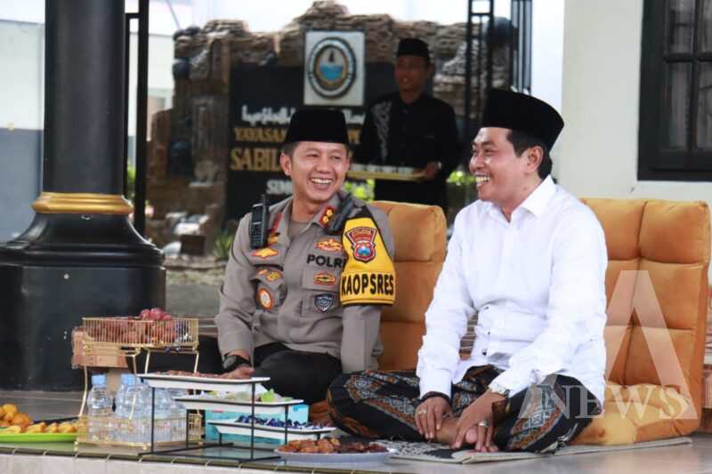 Kapolres Bojonegoro AKBP Mario Prahatinto silaturahmi ke Ponpes Sabilunnajah