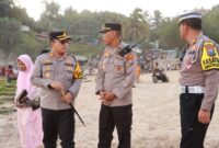 Kapolres Pacitan AKBP Agung Nugroho cek tempat wisata