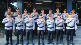 Kadiv Humas Polri Irjen Pol Shandi Nugroho bersama jajaran