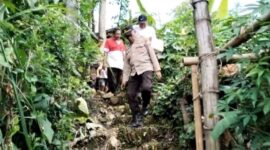 Polres Tulungagung bantu warga terdampak musibah