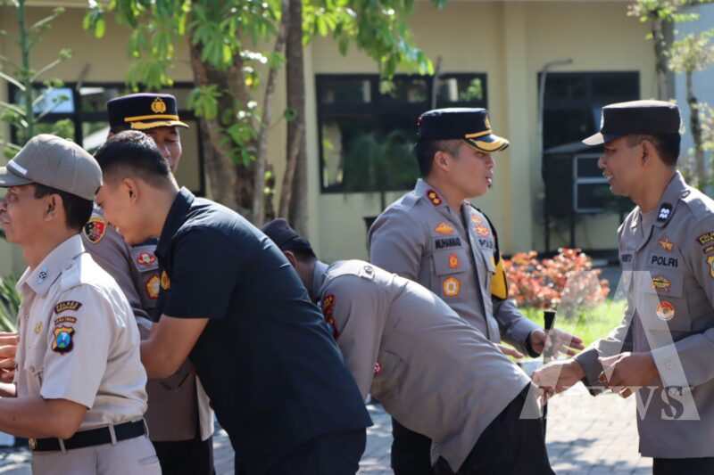 Kapolres Nganjuk AKBP Muhammad gelar halal bihalal