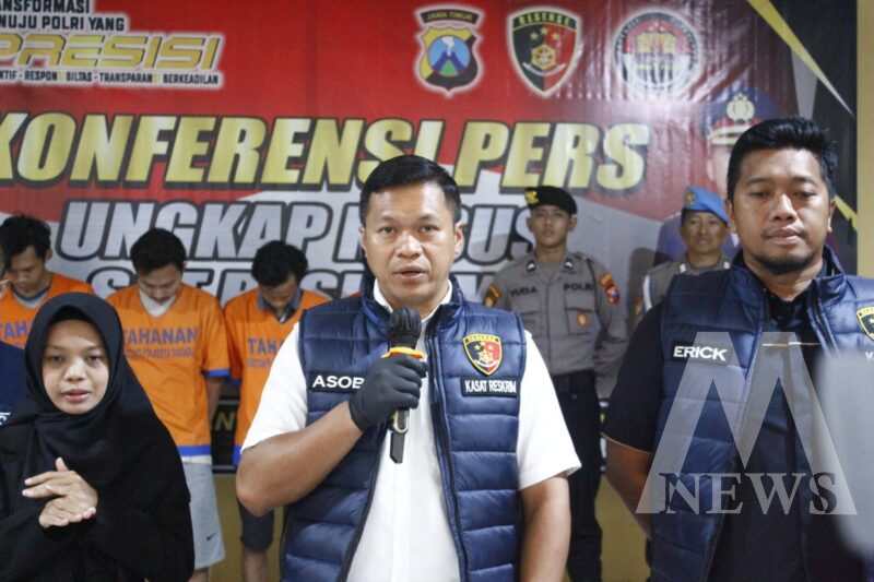 Satreskrim Polresta Sidoarjo amankan tersangka beserta barang buktinya