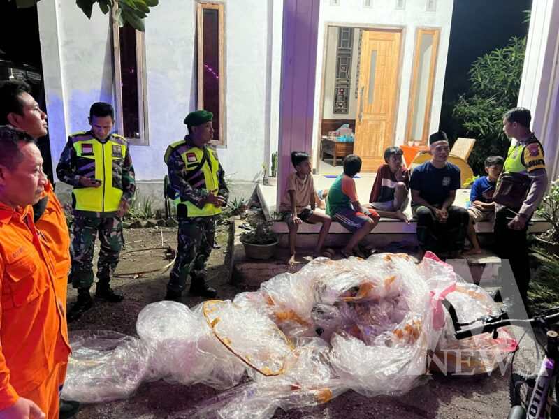 TNI Polri di Tulungagung amankan balon udara