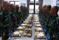 Dansatdik - 1 gelar makan siang bersama siswa