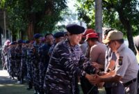 Komandan Satdik – 2 Kodiklatal Kolonel Laut (P) Teddy Barata kunjungi SPN Batua Polda Sulsel