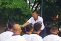Wadan Kodiklatal Laksda TNI Eko Wahjono ajak personel olahraga
