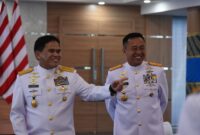 Dankodiklatal Letjen TNI Marinir Nur Alamsyah dampingi Kasal Laksamana TNI Dr. Muhammad Ali