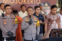 Kapolres Mojokerto AKBP Ihram Kustarto ungkap kasus Korupsi Dana Desa