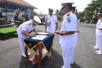 Dankodikdukum Kodikalatal Laksma TNI Dr. Taufik Arief pimpin sertijab