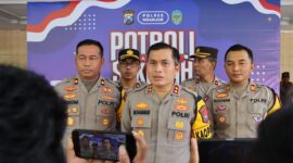 Kapolres Nganjuk AKBP Muhammad didampingi PJU Polres Nganjuk