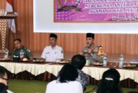 Kapolres Magetan AKBP Satria Permana di acara Dialog Lintas Agama