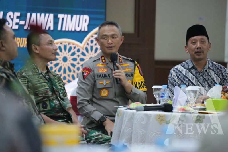Kapolda Jatim Irjen Pol Drs. Imam Sugianto gelar halal bihalal bersama Serikat Buruh