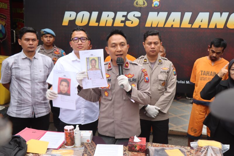 Wakapolres Malang Kompol Imam Mustolih ungkap kasus perampokan di Kalipare