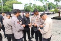 Tim Bidpropam Polda Jatim lakukan Gaktiblin di Polres Nganjuk