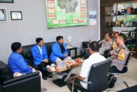 Kapolres Magetan AKBP Satria Permana sambut kunjungan silaturahmi PMII