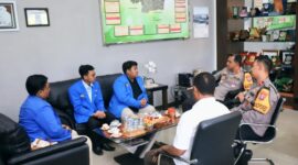 Kapolres Magetan AKBP Satria Permana sambut kunjungan silaturahmi PMII