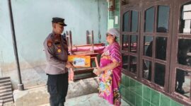 Polres Tulungagung beri Bansos ke warga terdampak bencana alam