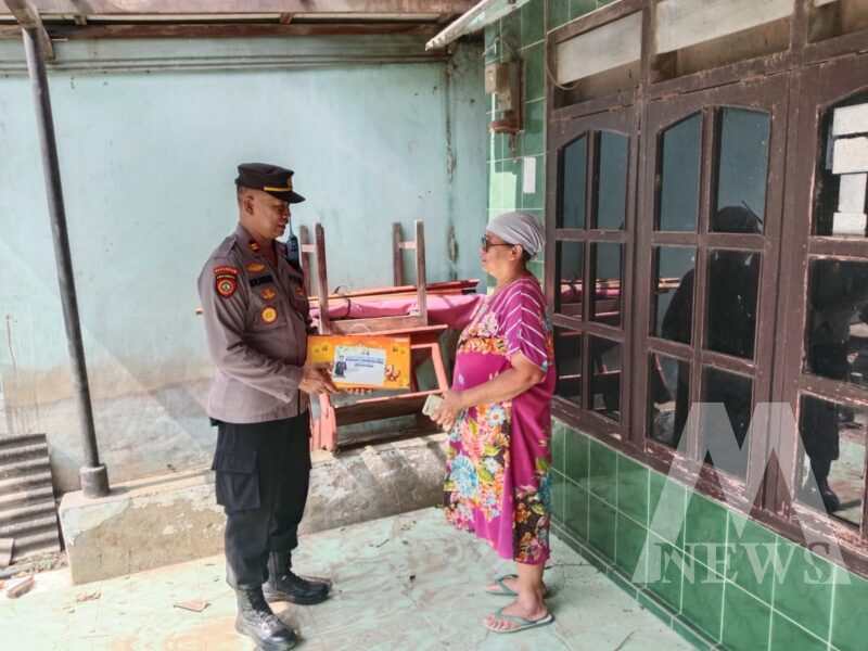 Polres Tulungagung beri Bansos ke warga terdampak bencana alam