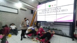 Polres Bojonegoro gelar aksi donor darah