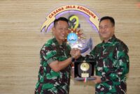Dankodiklatal Letjen TNI Marinir Nur Alamsyah terima Courtesy Call Dirlitbang Pusjiantralitbang Mabes TNI