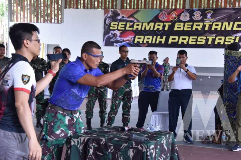 Pertandingan menembak Airsoft Gun di Hardikal ke-78