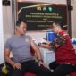 Kapolres Ponorogo AKBP Anton Prasetyo saat Vaksinasi