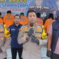 Kapolresta Sidoarjo Kombespol Christian Tobing saat ungkap kasus Narkoba