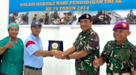 Peringati Hari Pendidikan TNI AL ke-78, Satdik 3 Kodiklatal Sorong Gelar Donor Darah