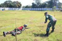 Siswa Satdik- 2 Kodiklatal di Hardikal 2024 Lomba PBB dan Ketangkasan Estafet