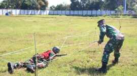 Siswa Satdik- 2 Kodiklatal di Hardikal 2024 Lomba PBB dan Ketangkasan Estafet