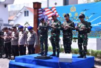 Dankodiklatal Letjen TNI Marinir Nur Alamsyah lepas Prajurit Jalasena longmarch