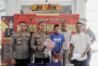 Polisi tangkap tersangka beserta barang buktinya