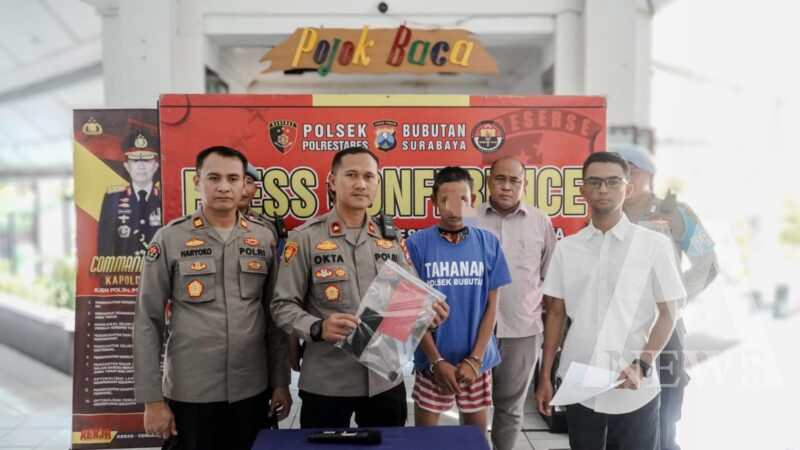 Polisi tangkap tersangka beserta barang buktinya