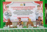 Kapolres Bojonegoro AKBP Mario Prahatinto gelar Cangkruan Kamtibmas