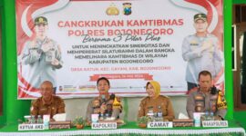 Kapolres Bojonegoro AKBP Mario Prahatinto gelar Cangkruan Kamtibmas