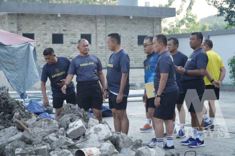 Dankodiklatal Letjen TNI Marinir Nur Alamsyah cek sarana prasarana di Kodiklatal