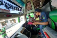 Satlantas Polres Pasuruan Kota gelar rampcheck bus umum