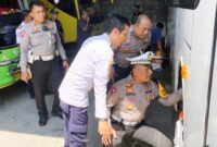 Satlantas Polres Magetan dan Dishub gelar rampcheck