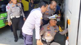 Satlantas Polres Magetan dan Dishub gelar rampcheck